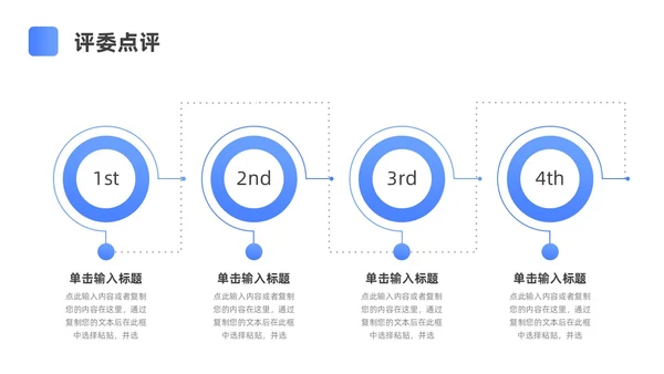 蓝色渐变简约病例分享演讲比赛ppt模板