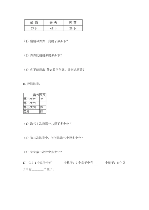 小学二年级数学应用题大全精品【夺冠系列】.docx