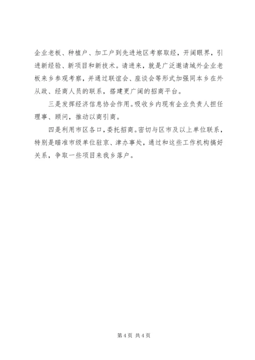 乡镇经委工作总结.docx