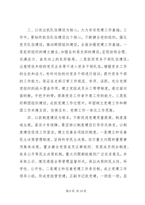 当前基层党建工作存的问题.docx