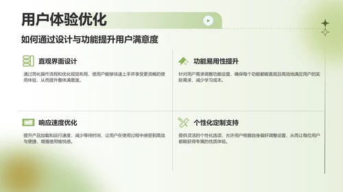 绿色渐变风通用行业产品发布会PPT模板