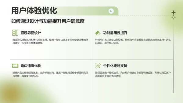 绿色渐变风通用行业产品发布会PPT模板