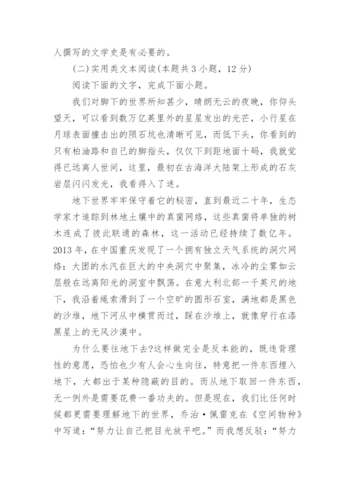 2023年宁夏高考语文真题及答案.docx