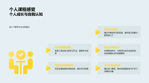 课程学习成果汇报PPT模板