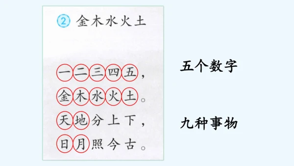 2.金木水火土  教学课件