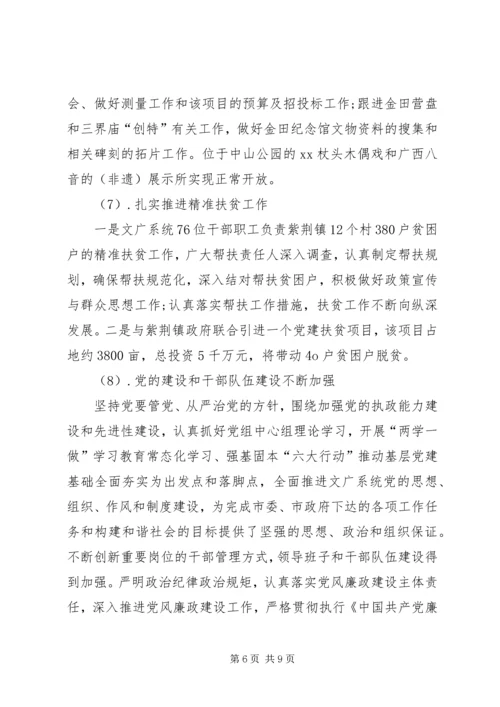 文广局XX年工作总结和XX年工作计划 (2).docx