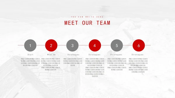 红色中国风永远跟党走党员转正PPT模板