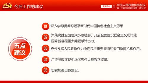 全国两会政协常委会工作报告ppt
