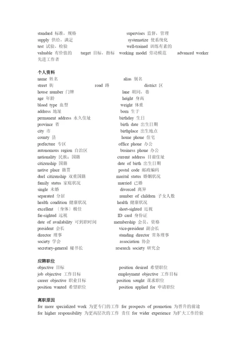 英语面试用的单词库abc.docx