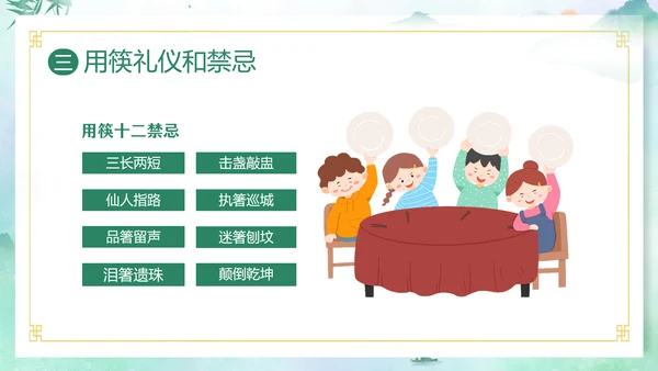 餐桌礼仪中华传统美德PPT课件礼仪培训