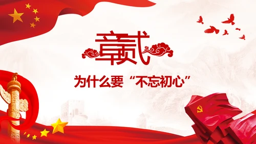 不忘初心牢记使命树牢服务宗旨践行初心使命PPT