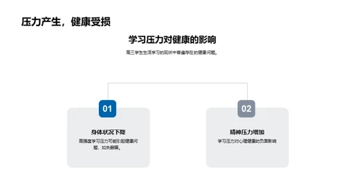 高三生涯：健康先行