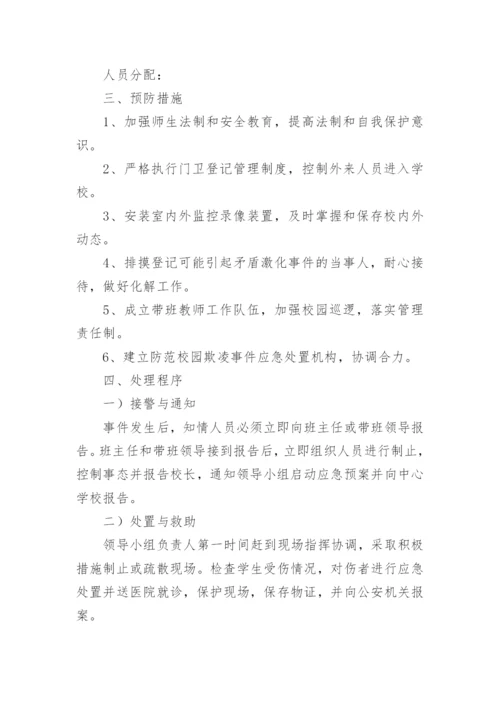 校园防欺凌工作的应急预案.docx