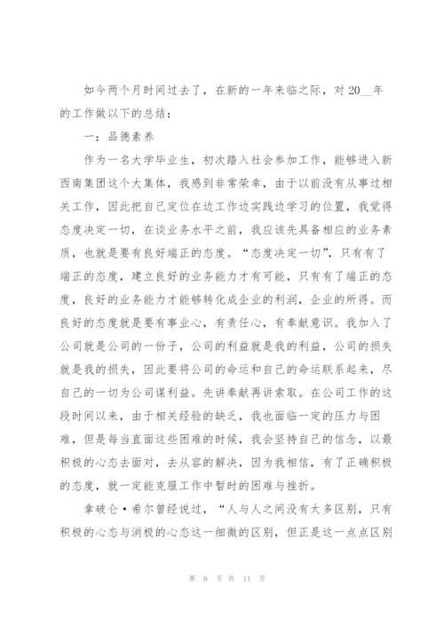 试用期结束个人总结范文.docx