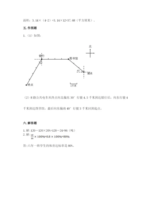 人教版六年级上册数学期末测试卷【新题速递】.docx