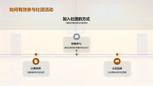 探索社团 拓宽视野