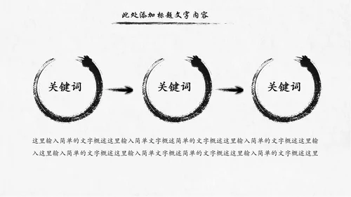 水墨传统文化中国风国学文化PPT模板