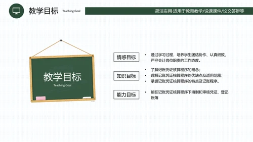 黑板风教育教学说课通用PPT课件