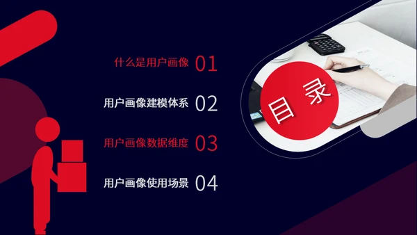 用户画像体系维度场景及方法动态通用PPT