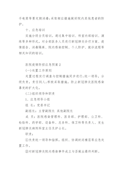 医院疫情防控应急预案.docx