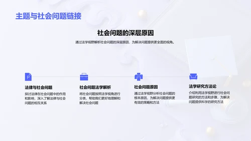 法学开题答辩PPT模板