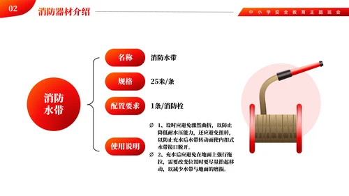 中小学消防火灾安全主题教育ppt模板