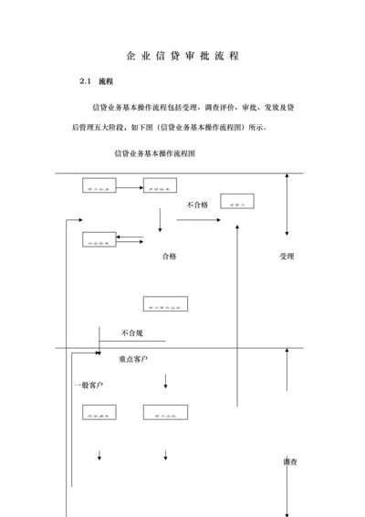 企业信贷审批流程.docx