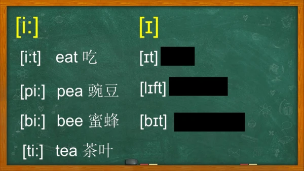 七年级上册英语标教学课件——元音