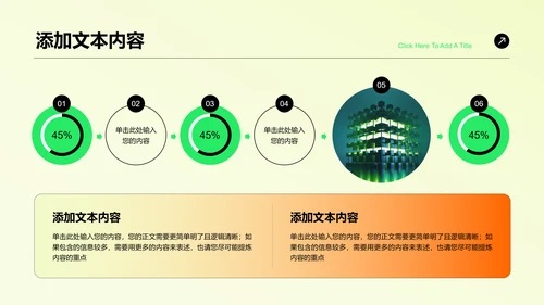 橙绿色能源储能行业通用PPT演示模板