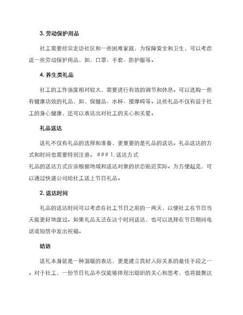 社工节送礼品方案.docx