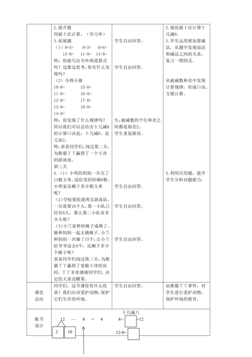 十几减8