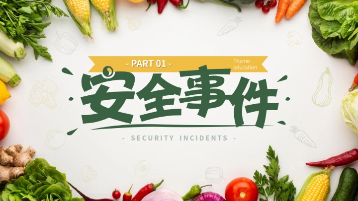 学生食品安全教育主题班会PPT