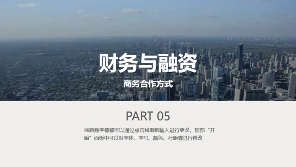 都市摩天大楼商业创业计划通用PPT模板