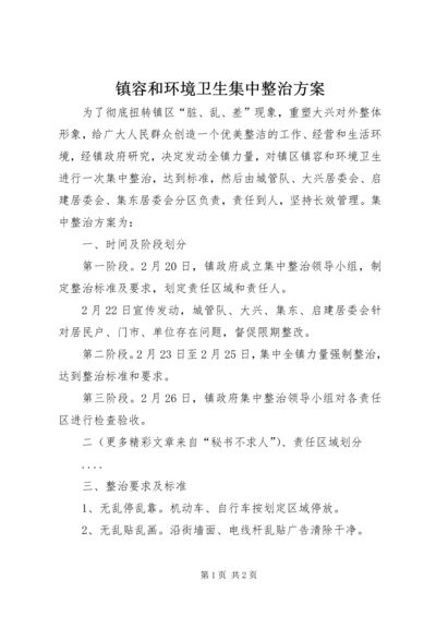 镇容和环境卫生集中整治方案.docx