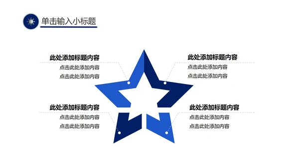 蓝色企业商业计划汇报书PPT模板