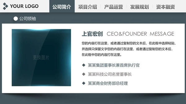 稳重内容详细简约大气商业计划书ppt模板