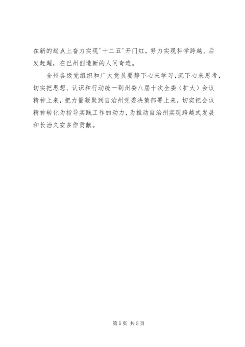 学习县十五届五次全委会议报告心得体会 (4).docx
