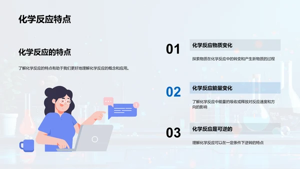 化学反应课程讲座PPT模板