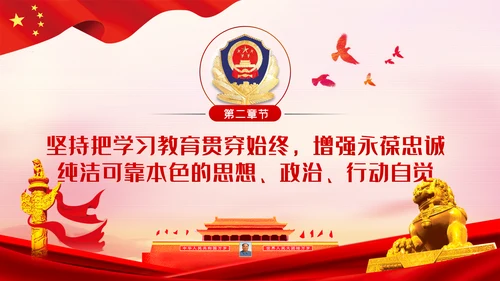 全国政法队伍教育整顿解读公安反腐党课