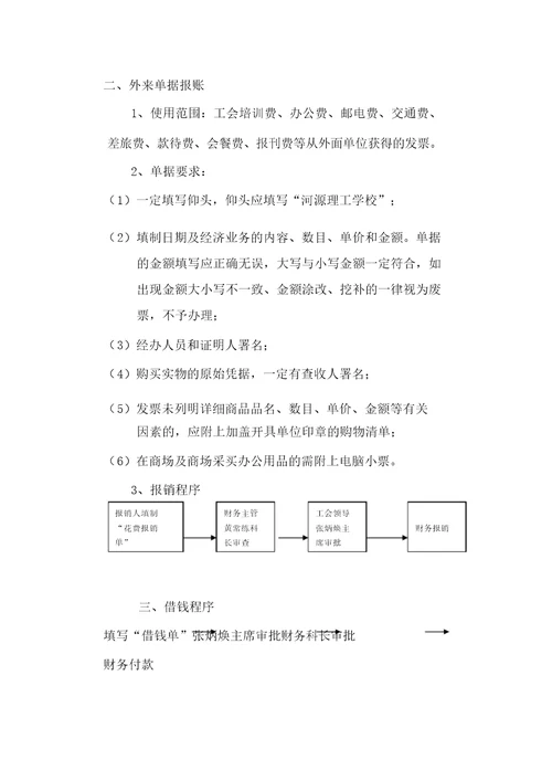 工会报账程序