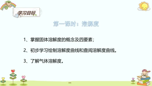 9.2 溶解度(第二课时)课件(共17张PPT)-2023-2024学年九年级化学人教版下册