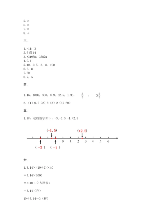 洛阳市小学数学小升初试卷附答案【能力提升】.docx