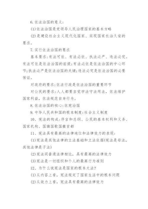 初中政治必背知识点总结.docx