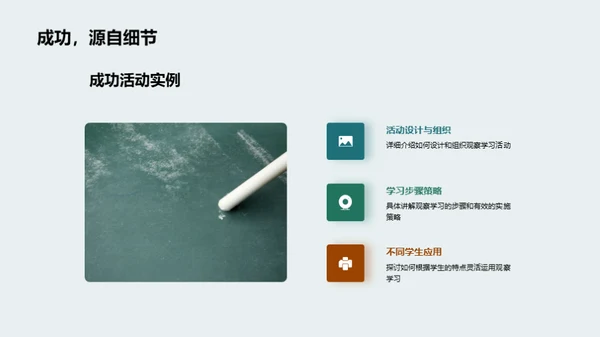 深化观察学习理解