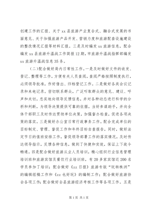 办公室文秘工作个人总结.docx