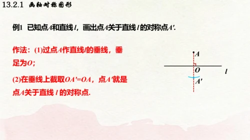 人教版数学八年级上册13.2.1  画轴对称图形课件（共19张PPT）