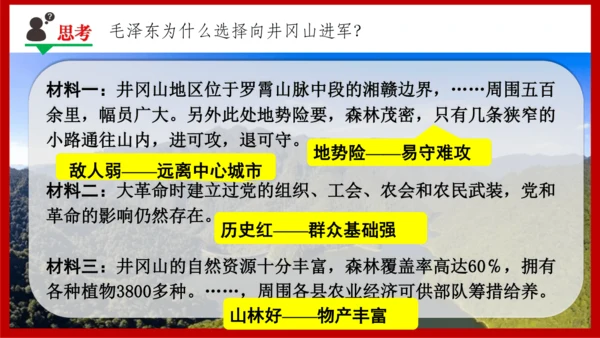 第16课 毛泽东开辟井冈山道路  课件