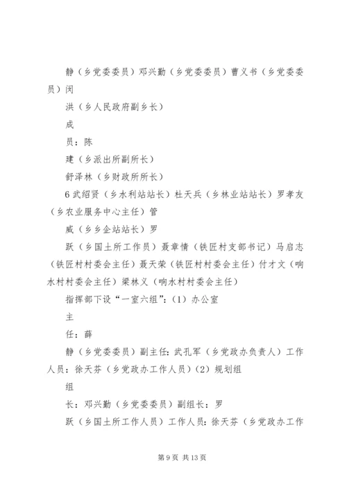 铁匠乡农民集中到小城镇建房基础设施建设方案.docx