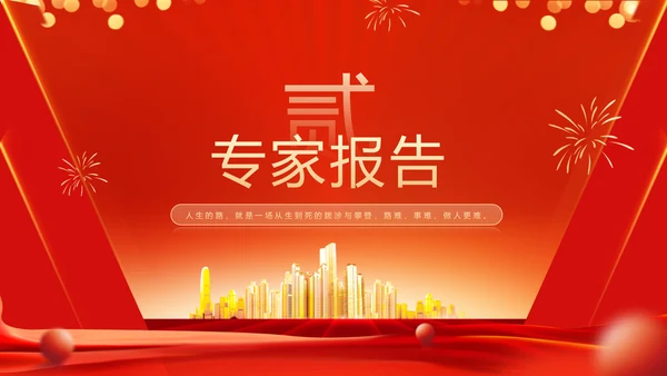 欢迎专家欢迎仪式PPT模板
