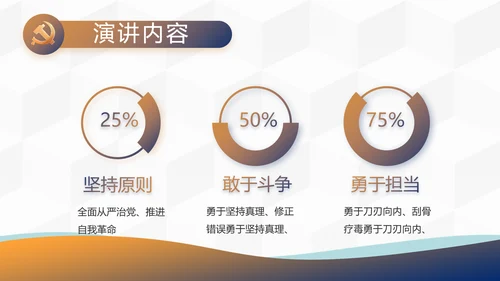大气建党支部述职报告计划PPT党课